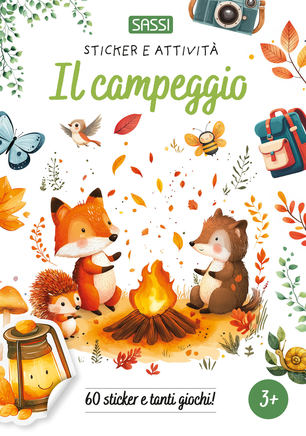 Il campeggio. Sticker e attività