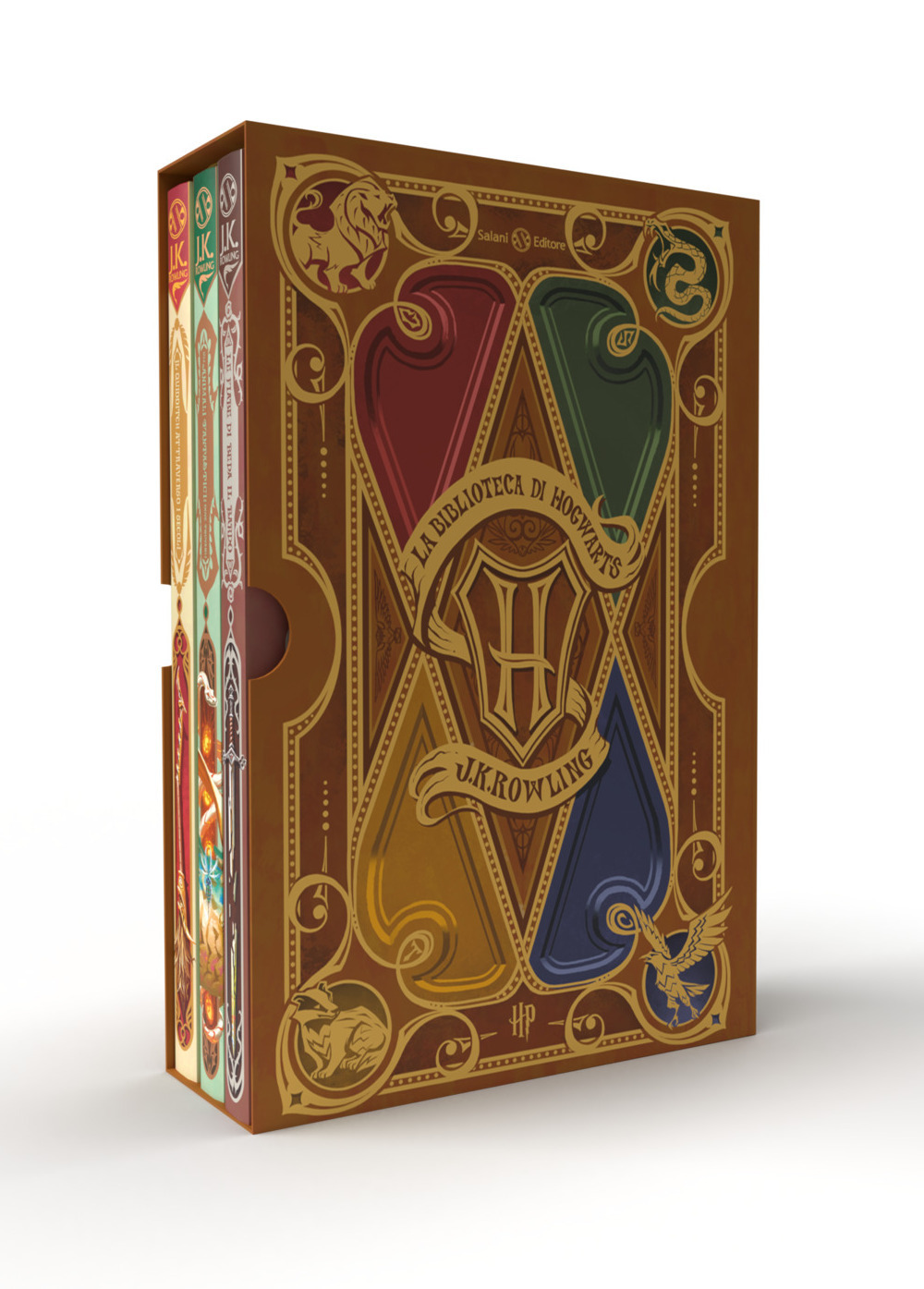 La biblioteca di Hogwarts: Le fiabe di Beda il Bardo-Gli animali fantastici: dove trovarli-Il Quidditch attraverso i secoli. Kennilworthy Whisp