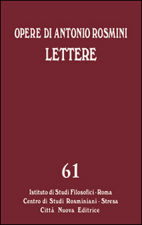 Opere. Vol. 61: Le lettere