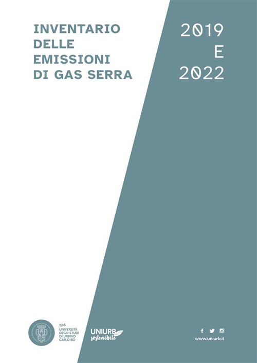 Inventario delle emissioni di gas serra 2019 e 2022