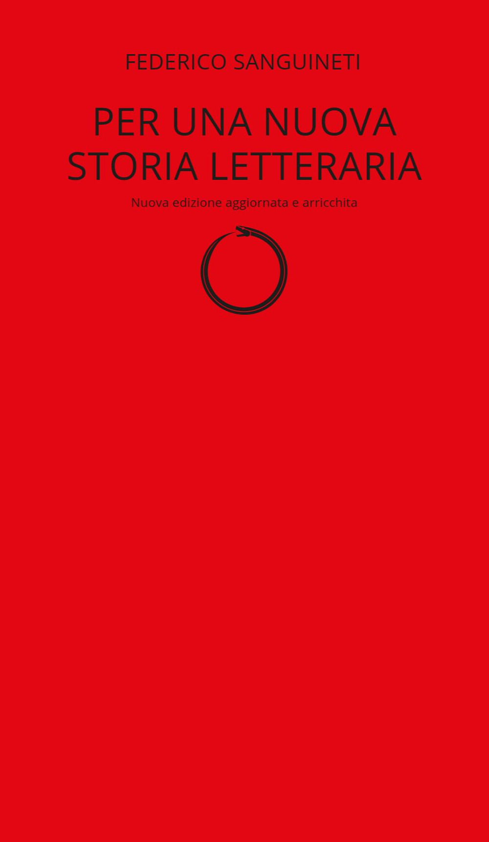 Per una nuova storia letteraria