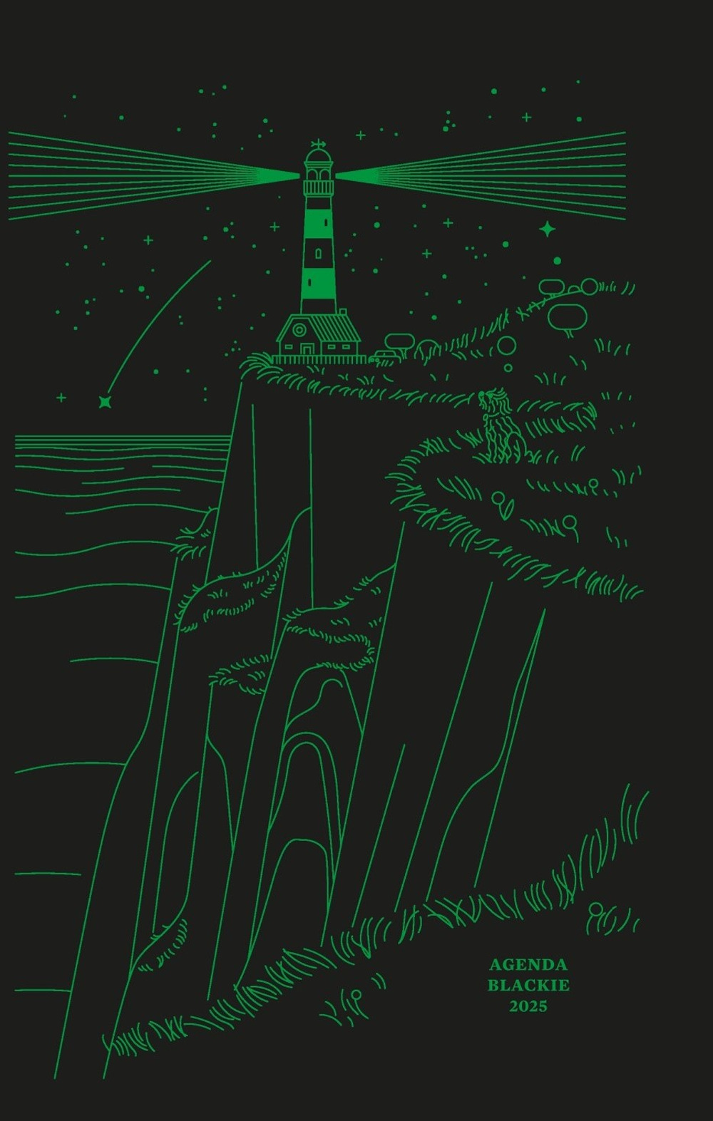 Agenda Blackie 2025 settimanale 12 mesi