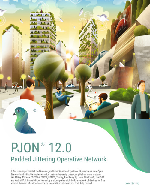 PJON 12.0. Padded jittering operative network