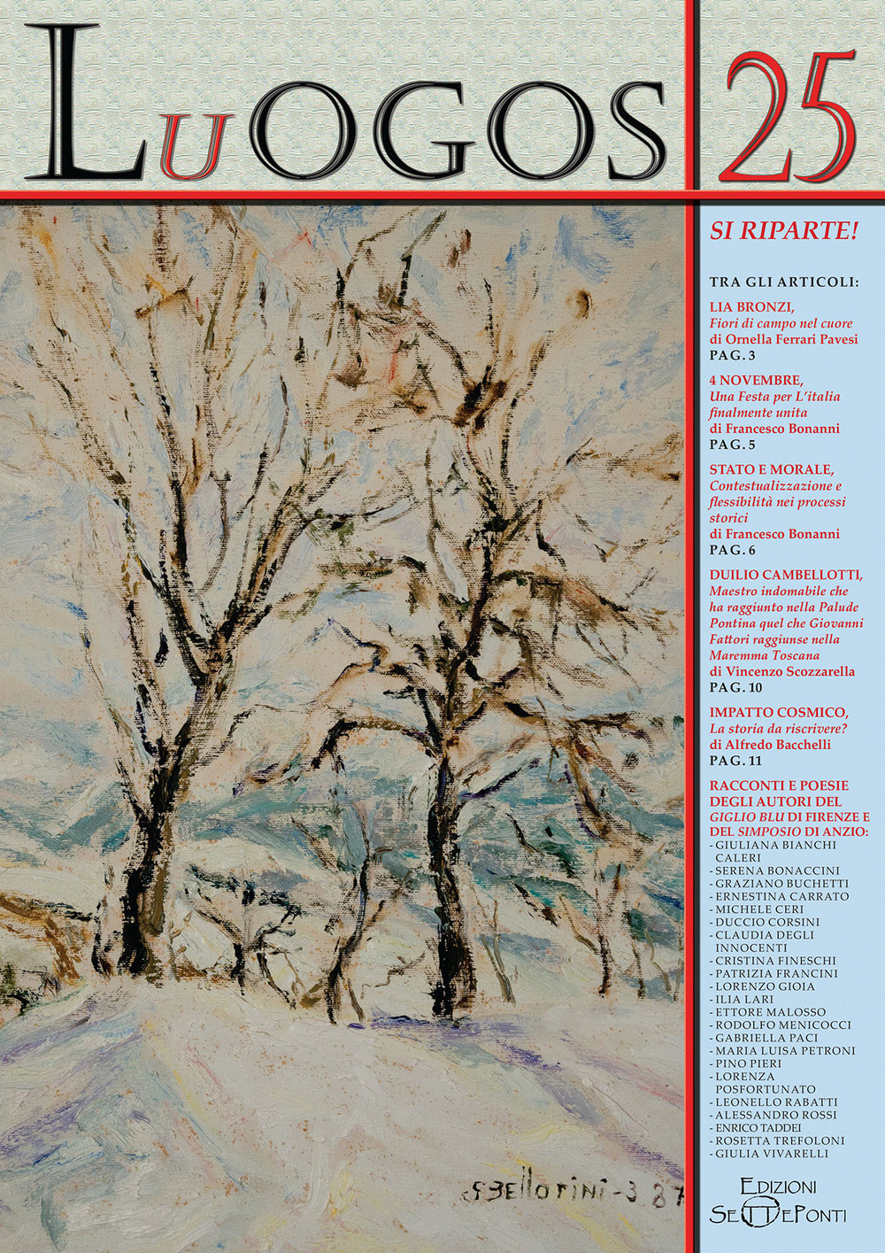Luogos. Vol. 25: Si riparte!