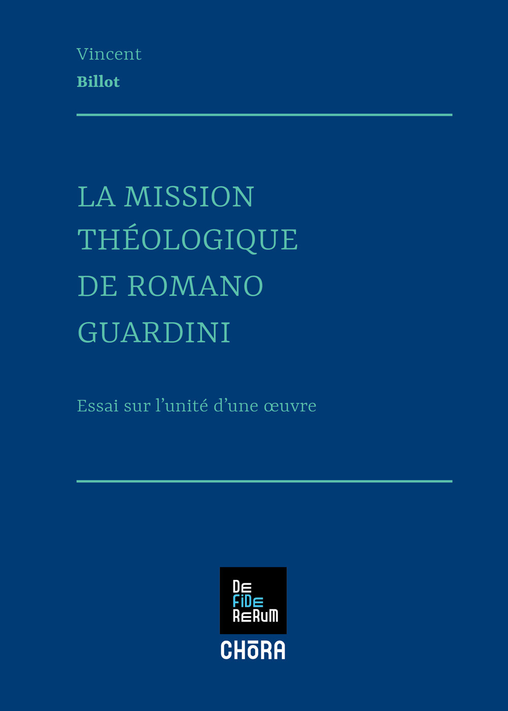 La mission theologique de Romano Guardini