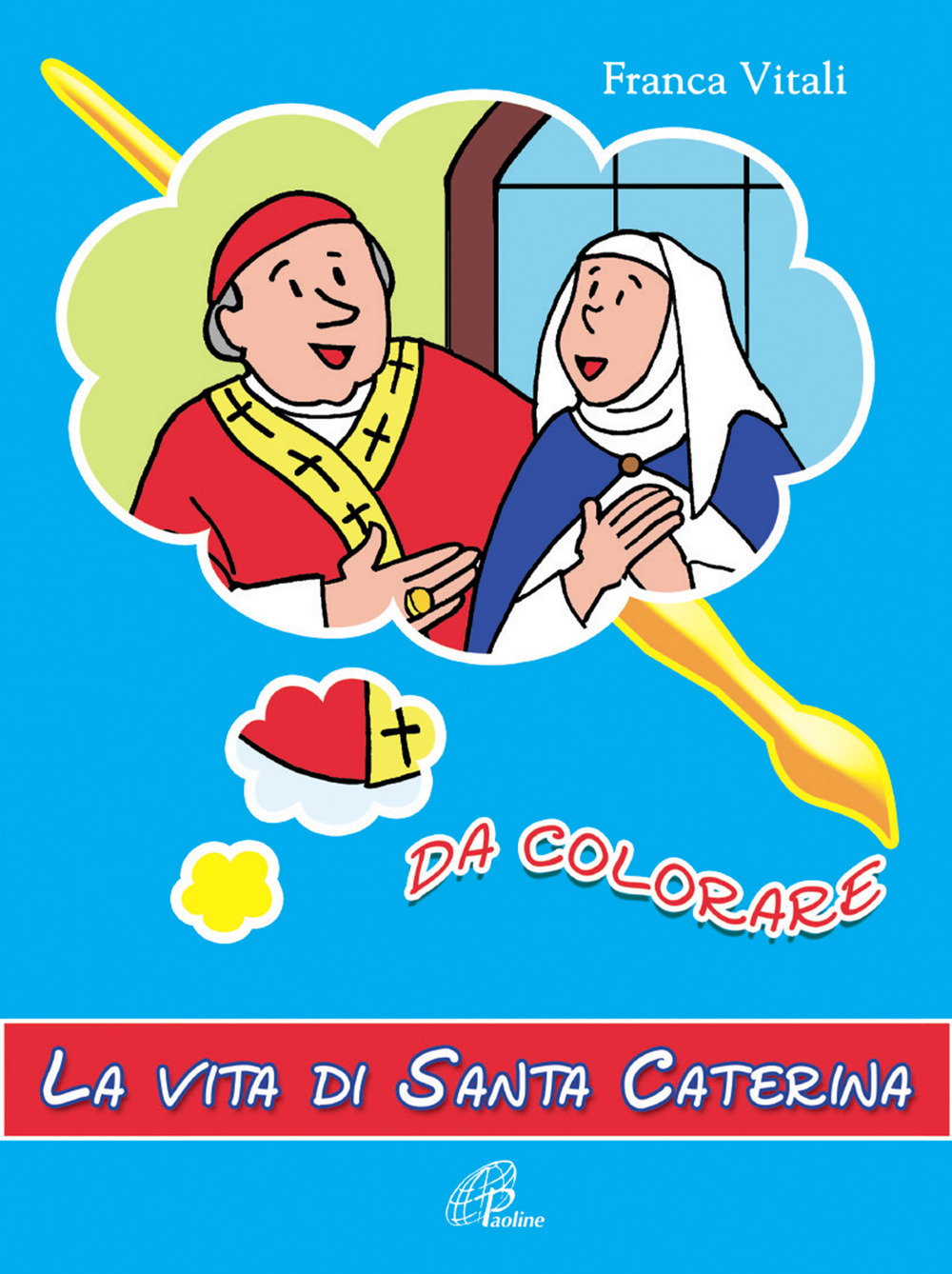La vita di santa Caterina. Da colorare