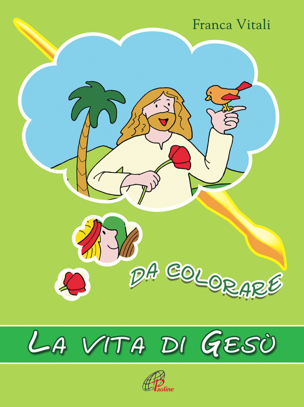 La vita di Gesù da colorare