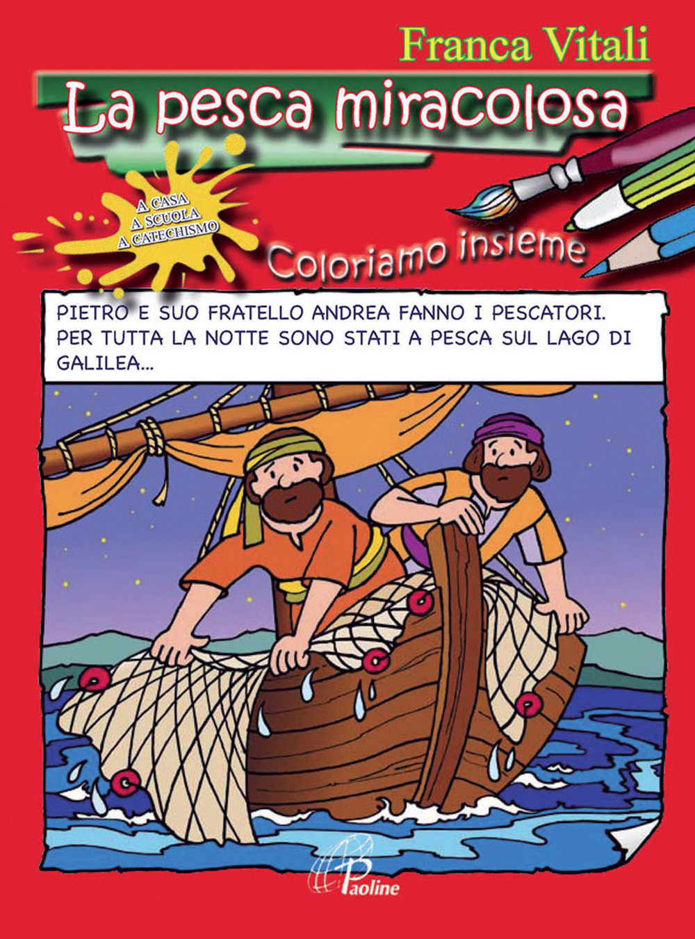 La pesca miracolosa. Coloriamo insieme