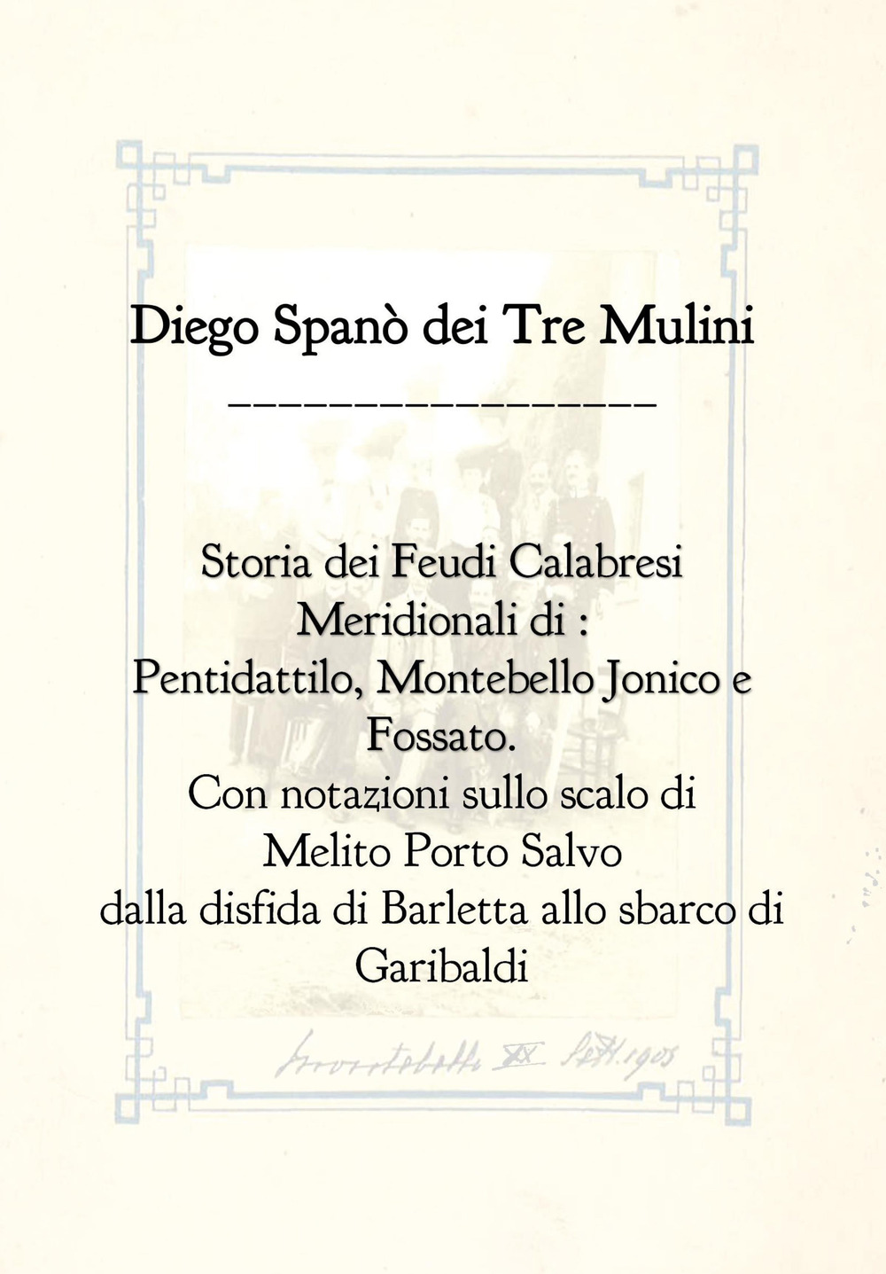 Storia dei feudi calabresi meridionali di Pentidattilo, Montebello Jonico e Fossato