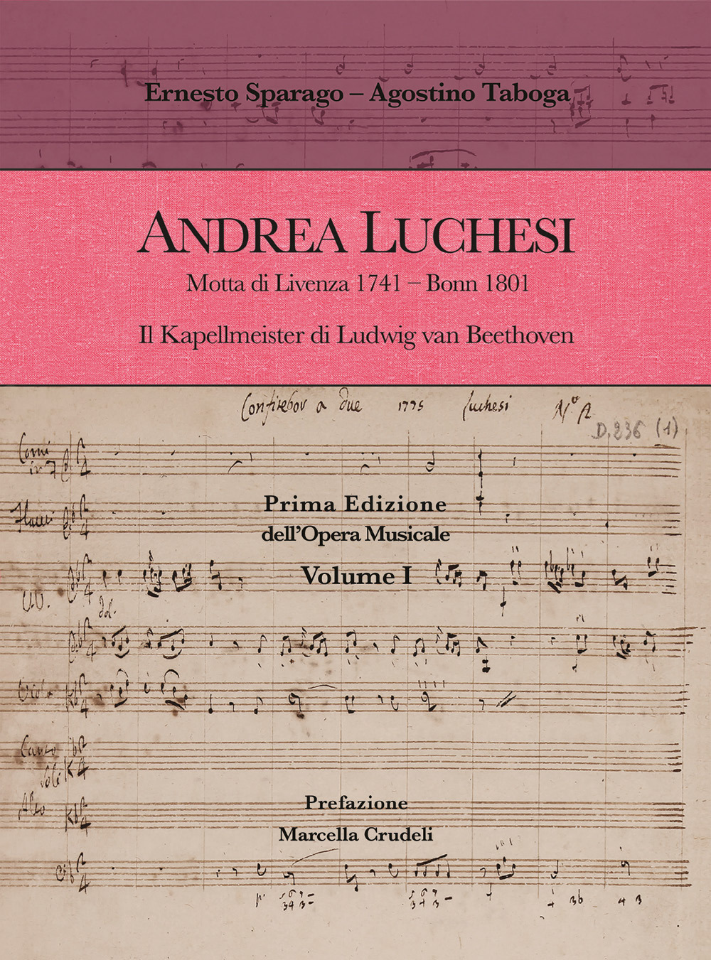Andrea Luchesi. Motta di Livenza 1741-Bonn 1801. Il Kapellmeister di Ludwig van Beethoven. Prima Edizione dell'Opera Musicale. Vol. 1