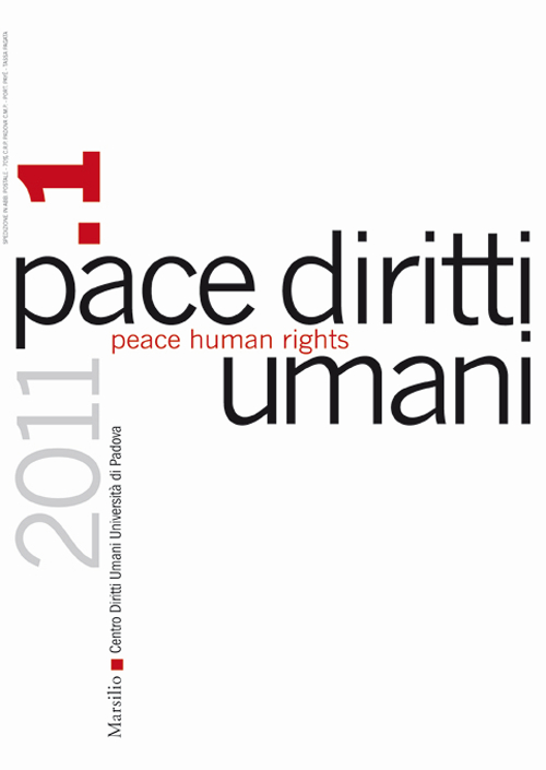 Pace diritti umani-Peace human rights. Vol. 1