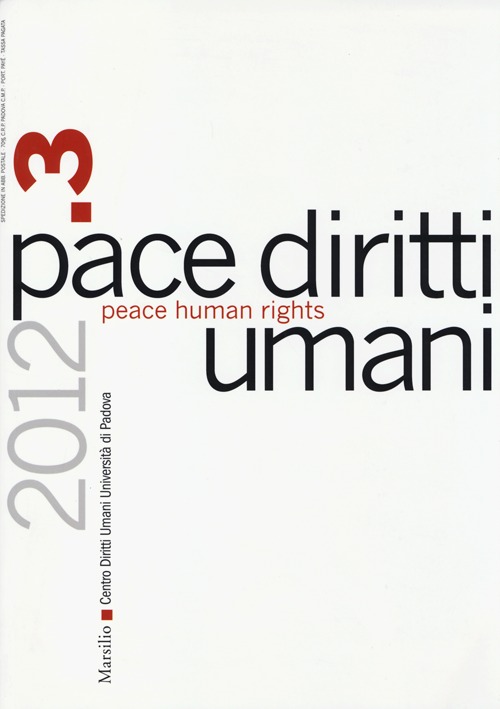 Pace diritti umani-Peace human rights. Vol. 3