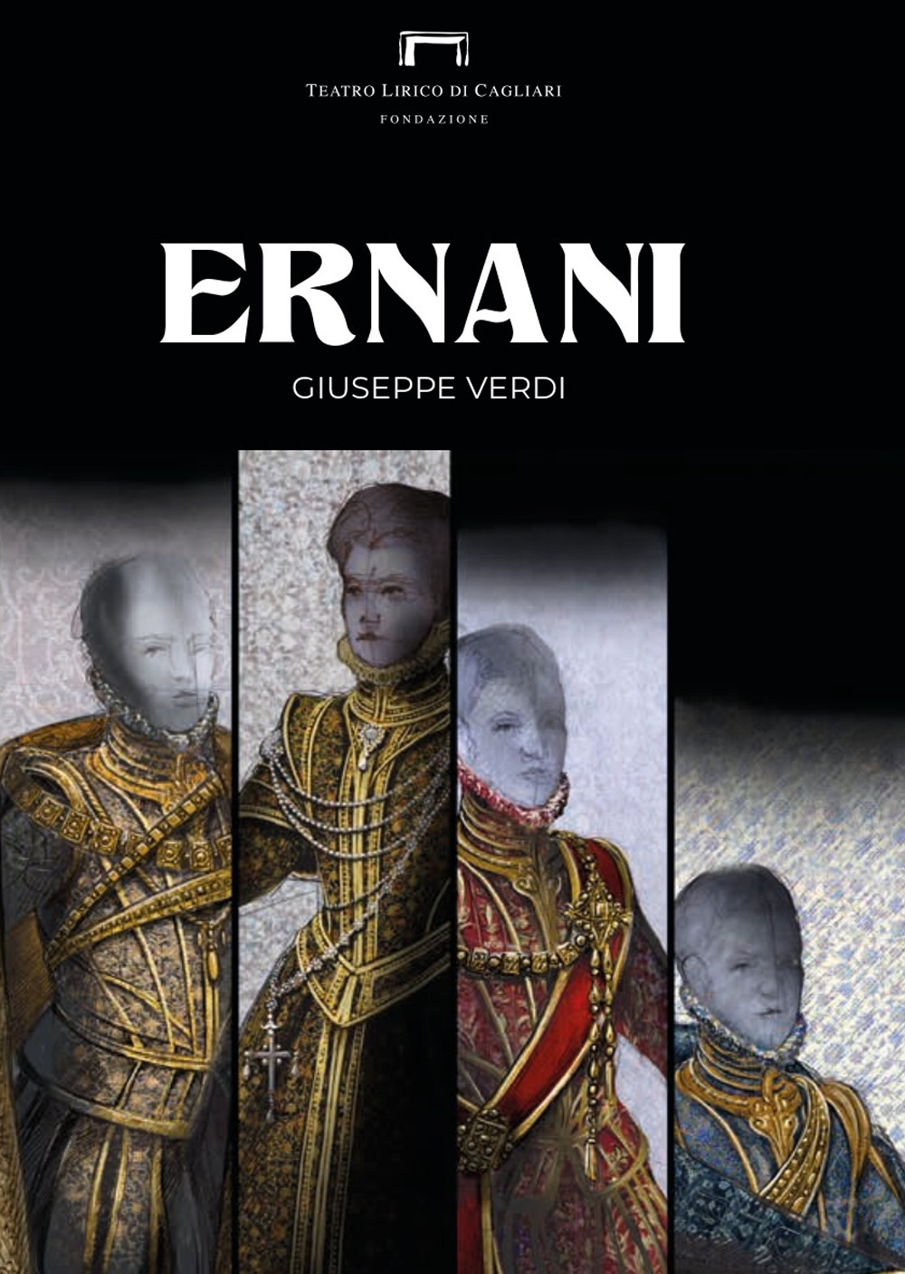 Ernani di Giuseppe Verdi. Programma di sala del Teatro Lirico di Cagliari