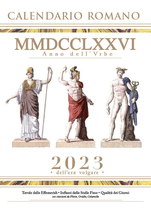 Calendario Romano MMDCCLXXVI anno dell'Urbe. 2023 dell'era volgare