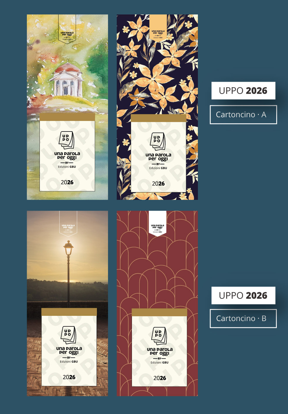 Uppo 2026. Una parola per oggi. Calendario da appendere