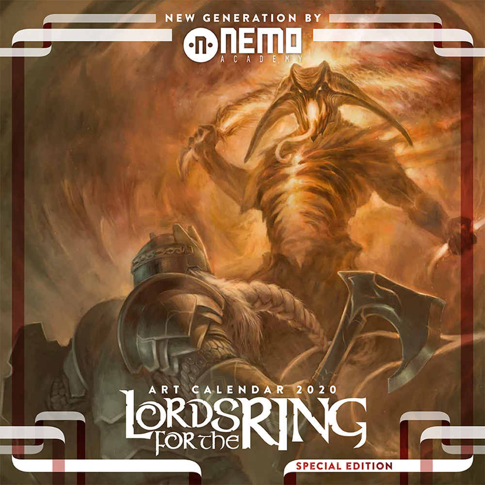 Lords for the Ring. Art calendar 2020. Ediz. variant Red Bane