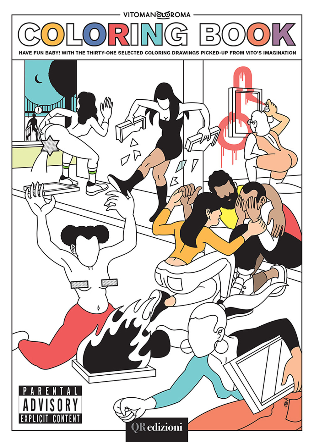 Coloring Book. Thirty one selected coloring drawings picked up from Vito’s imagination