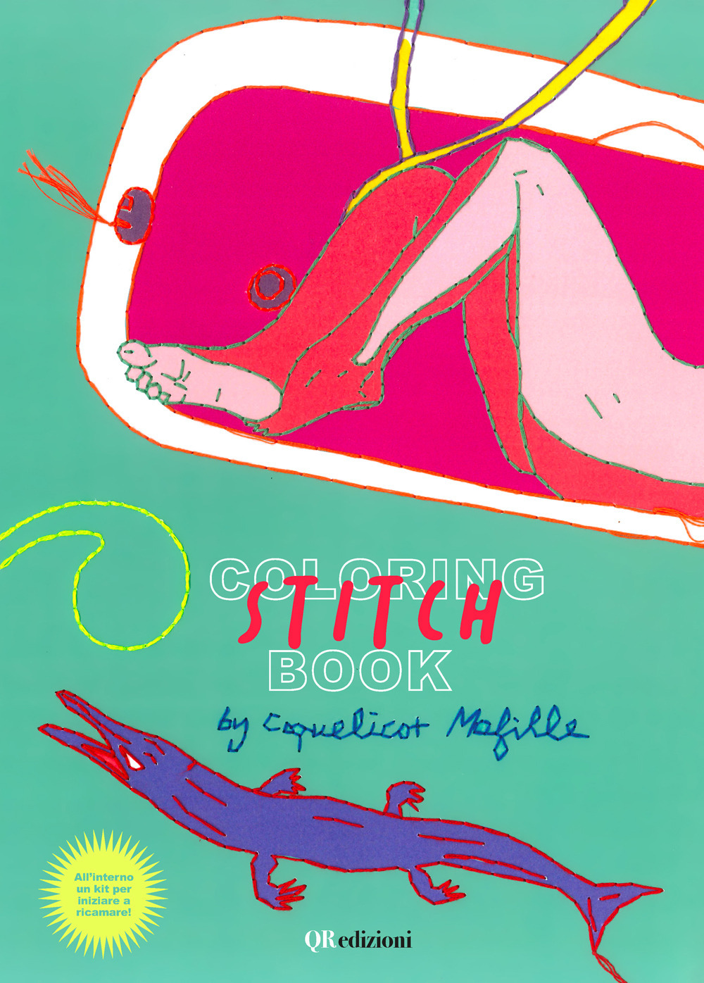 Coloring stitch book