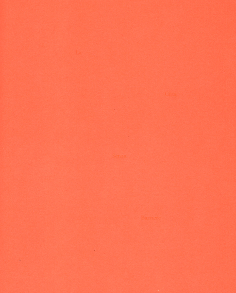 La città senza barriere