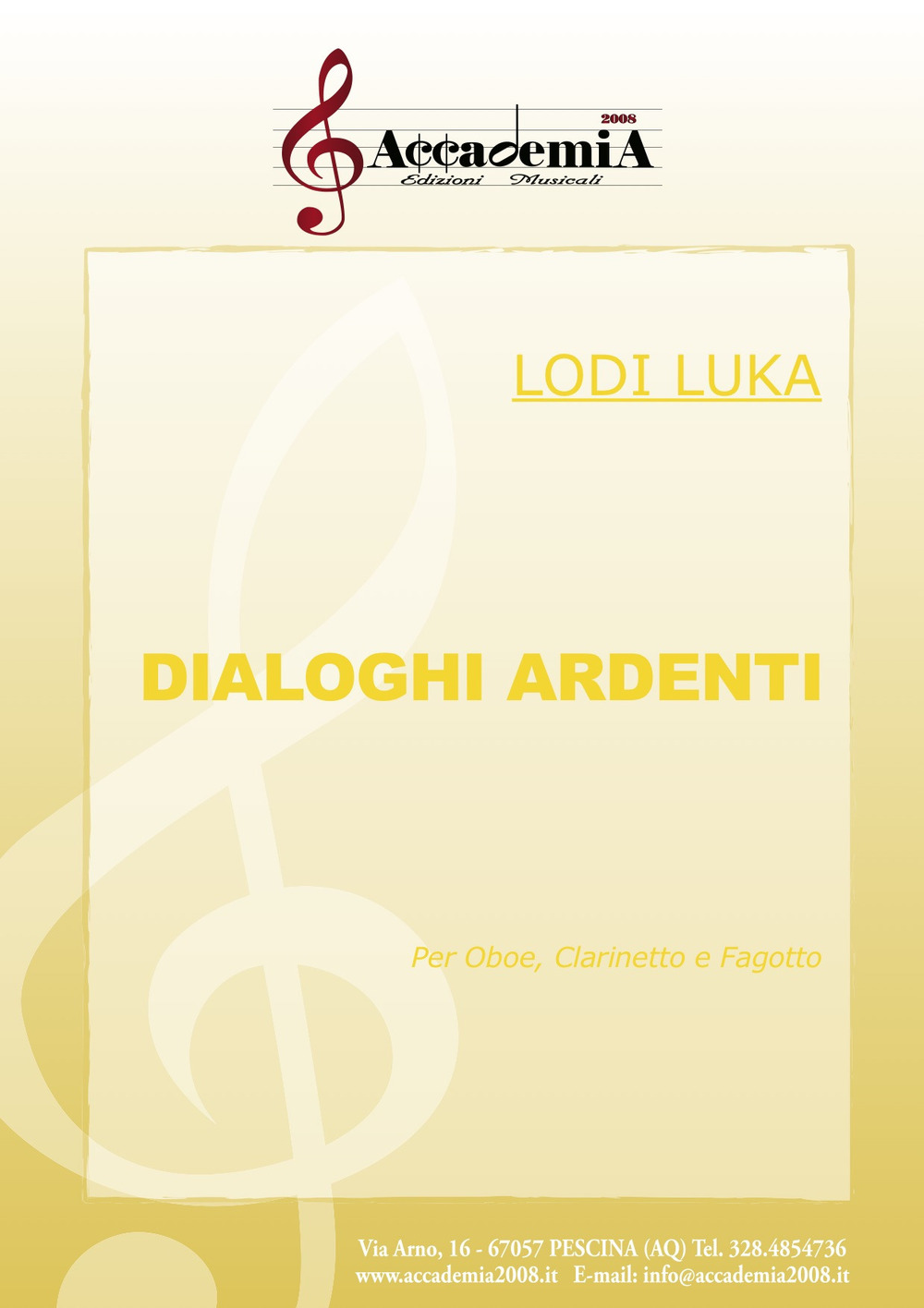 Dialoghi ardenti. Per oboe, clarinetto e fagotto
