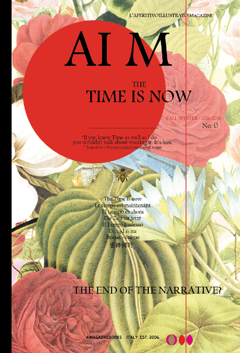 AI M. The time is now. L'aperitivo illustrato. Vol. 0: The end of the narrative?