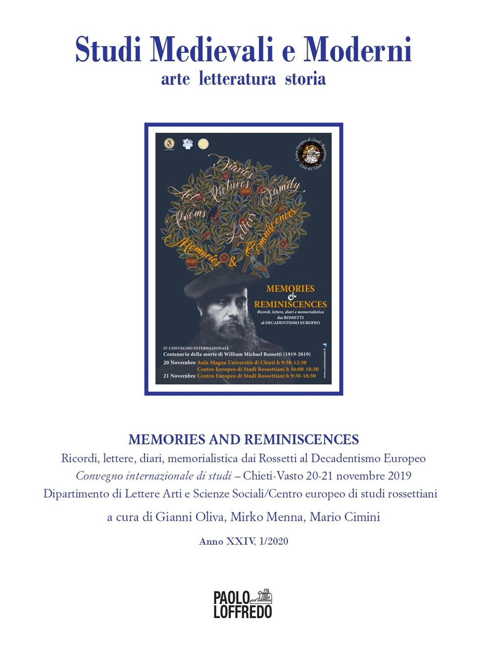 Studi medievali e moderni. Arte, letteratura, storia. Vol. 1: Memories and reminescences
