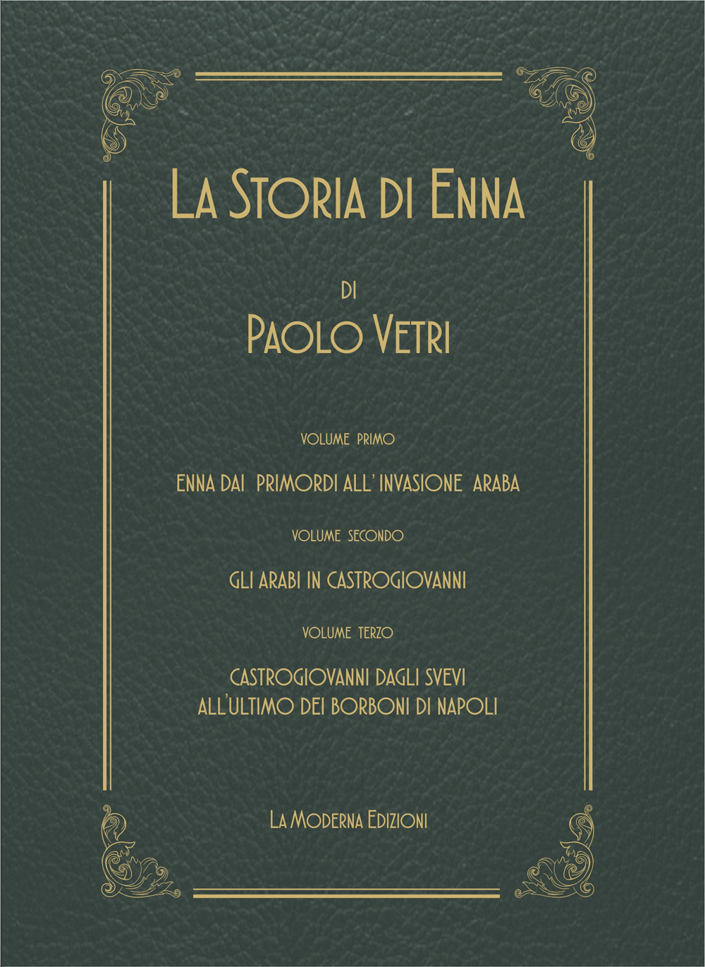 La storia di Enna. Ristampa anastatica delle «Pagine Storiche» di Paolo Vetri