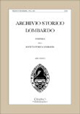 Archivio storico lombardo. Giornale della Società storica lombarda. Vol. 134