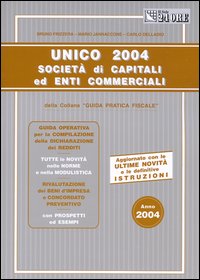 Unico 2004. Società di capitali ed enti commerciali