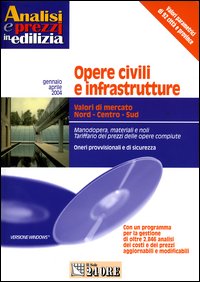 Opere civili e infrastrutture. Gennaio-aprile 2004