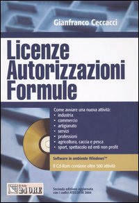 Licenze, autorizzazioni e formule