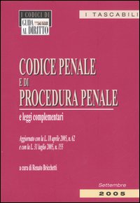 Codice penale e di procedura penale e leggi complementari