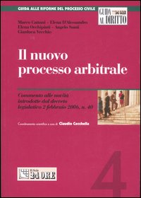 Il nuovo processo arbitrale