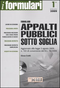 Formulario appalti pubblici sotto soglia