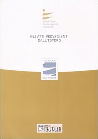 Gli atti provenienti dall'estero