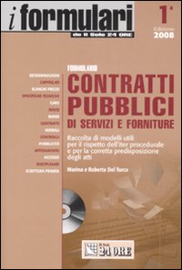 Formulario contratti pubblici di servizi e forniture