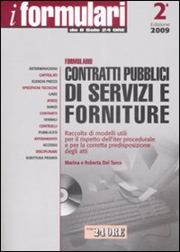 Formulario contratti pubblici di servizi e forniture