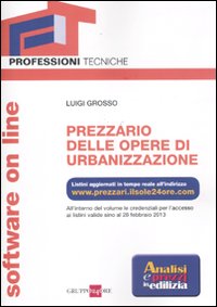 Prezzario delle opere di urbanizzazione on line