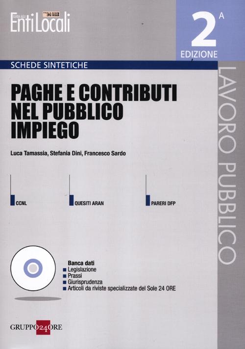 Paghe e contributi nel pubblico impiego
