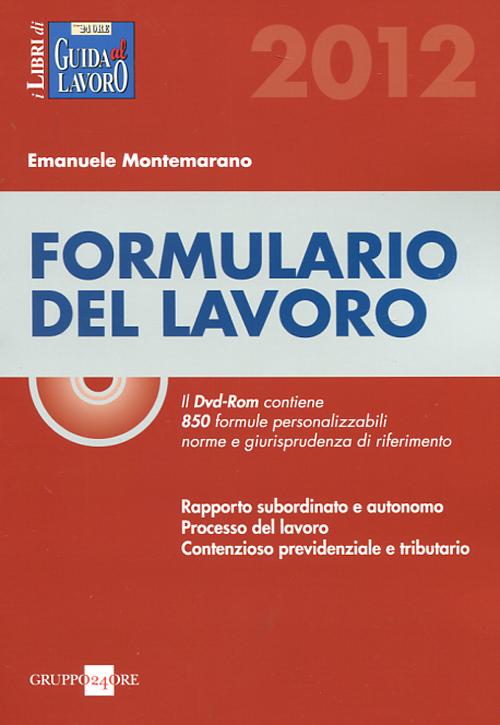 Formulario del lavoro