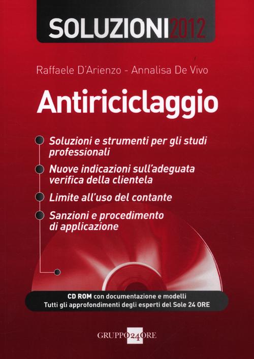 Antiriciclaggio. Soluzioni 2012