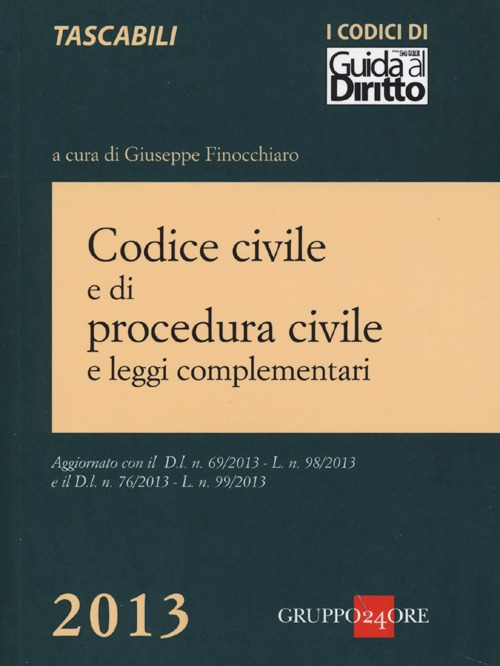 Codice civile e di procedura civile e leggi complementari