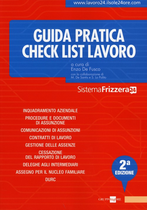 Check list lavoro