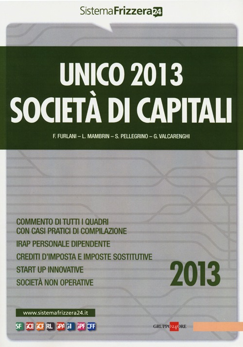 Unico 2013. Società di capitali