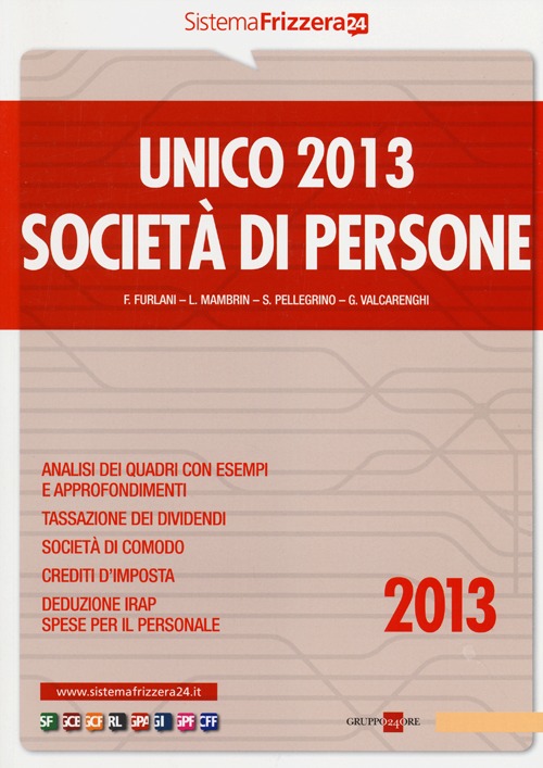 Unico 2013. Società di persone