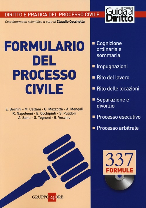 Formulario del processo civile