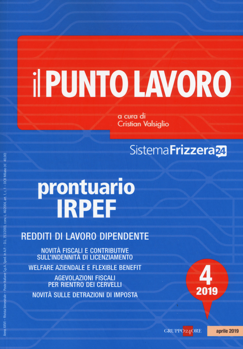 Il punto lavoro. Vol. 4: Prontuario IRPEF