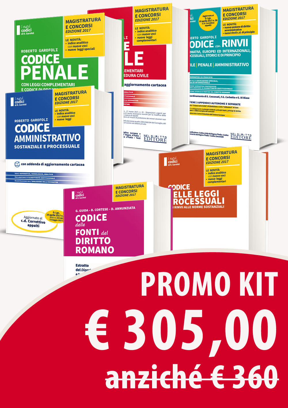 Kit 6 codici normativi 2017