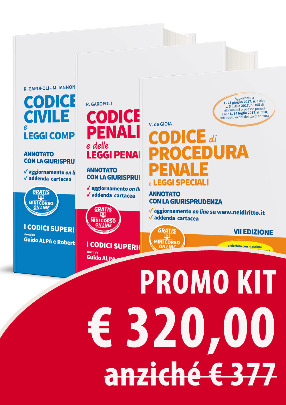 Codice civile e leggi complementari. Annotato con la giurisprudenza-Codice penale e delle leggi penali speciali. Annotato con la giurisprudenza-Codice di procedura penale e leggi speciali. Annotato con la giurisprudenza