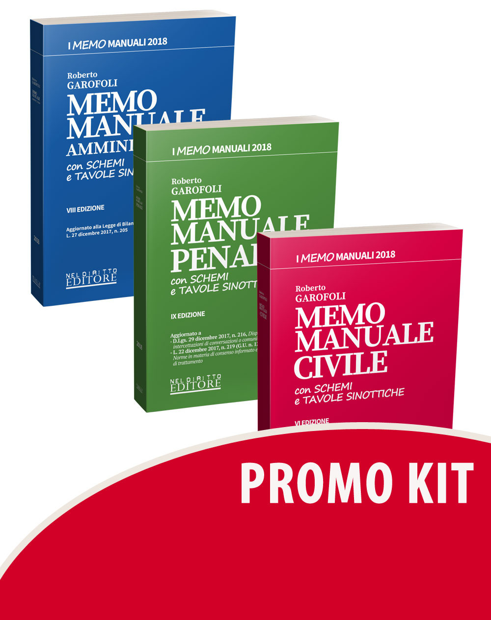 Meno manuale penale-Memo manuale amministrativo-Memo manuale civile. Con schemi e tavole sinottiche